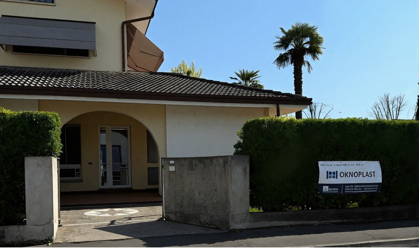 Negozio e Abitazione firmati Oknoplast a Maserada 